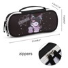 Kurumi-chan Pen Case, Large Capacity, Pencil Case, Multi-functional, Stylish, Leather,