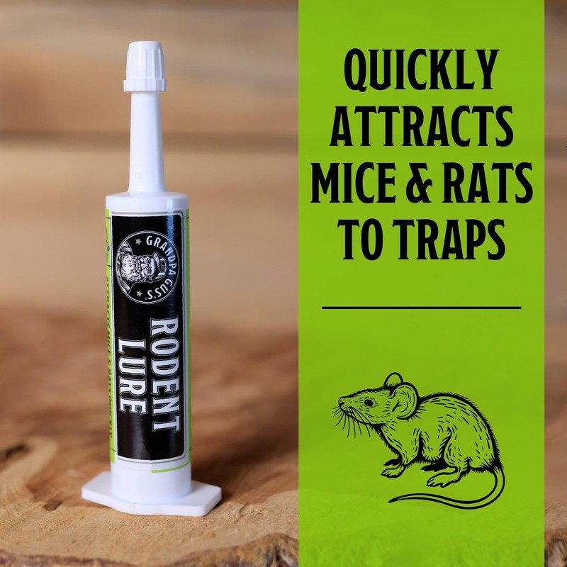 Grandpa Gus's Pest Control Large Snap Traps for Mice/Rats (6