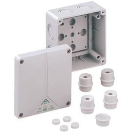 Junction Box IP65 6 mm² 110 x 110 x 67 mm Large Wall / Ceiling Square HFR ABOX060-L