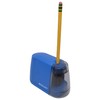 Westcott iPoint Duo™ Dual-Powered Battery & Electric Pencil Sharpener, Blue
