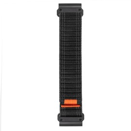 ahayo Nylon Sport Loop Watch Strap for Garmin Fenix 8 51mm / epix Pro 51mm/ Fenix 7X / Instinct 2X / Fenix 6X / Enduro 3, Lightweight One-piece Design Wristband for Tactix 7 Pro (Black)