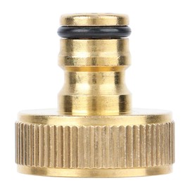 Garden Hose Tap Connector, 1 Inch Brass Female Threaded Tap Connector Garden Tap Hose Connector Quick Connect Fittings, Hose Pipe Fittings for Hosepipe, Threaded Faucet Adapter