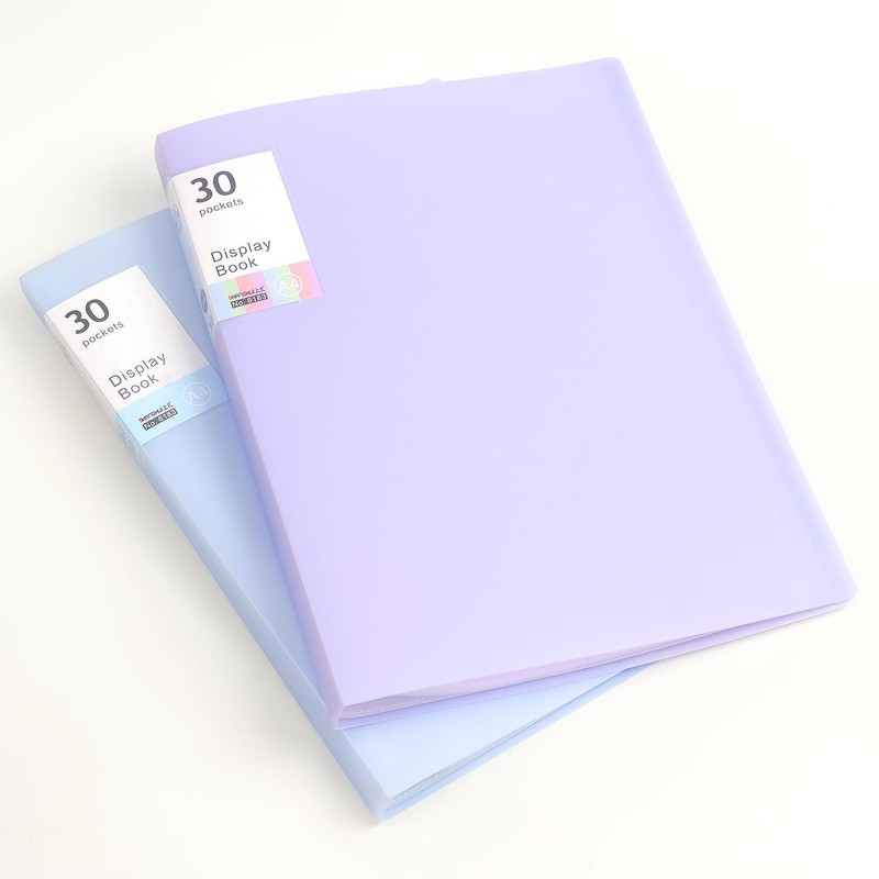 Tamaki Portfolio Binder with Plastic Sleeves, Pocket Portfolio Folder with
