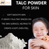 mGanna 100% Natural Talc Powder for Facial Make-up and Cosmetic