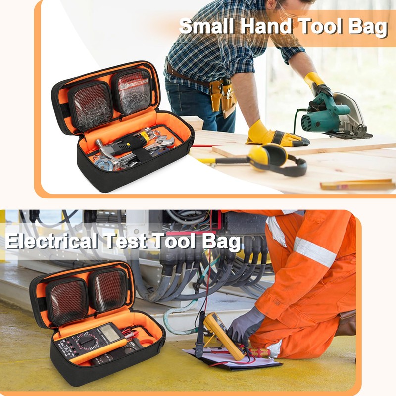 Rexmica Heavy Duty Small Tool Bag with 2 Detachable Tool