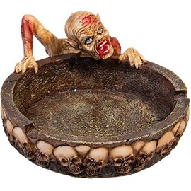 Fujima Polyresin Zombie Ashtray - 4"
