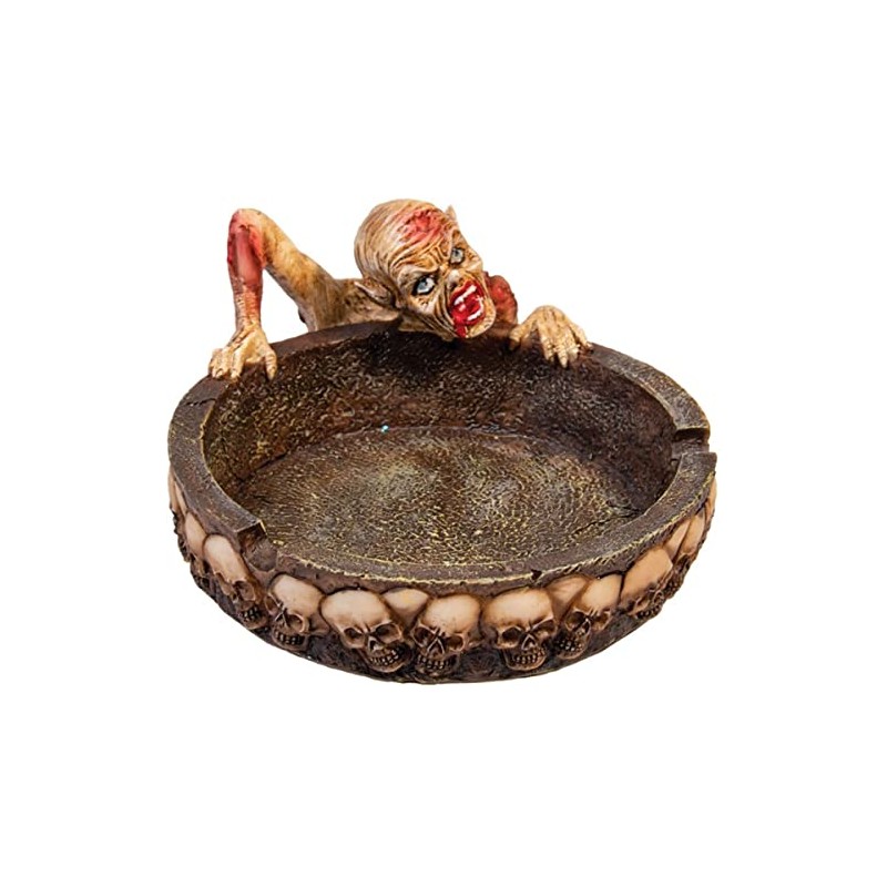 Fujima Polyresin Zombie Ashtray - 4"