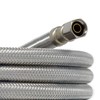 Braided Stainless Steel Ice Maker Water Supply Hose - 15