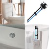 TAODAN Black Toilet 38mm Threaded Diameter Double Push Flush Button