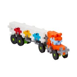 Plus-Plus 4287 9604287, Ingenious Construction Toy, Truck, Creative Building Blocks Tube, 100 Pieces, Multicoloured, 100 cm