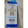 Carter's Carters Baby Pram Suit Snowsuit 12 Month Foldover Cuffs