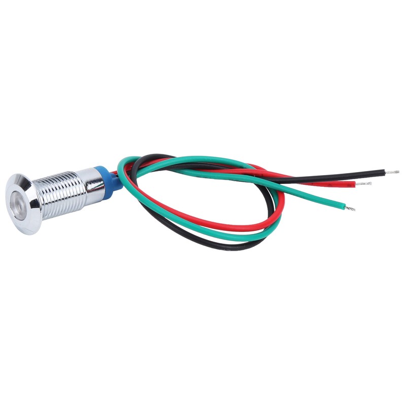 4 Set LED Indicator Light Signal Common Anode Waterproof Metal