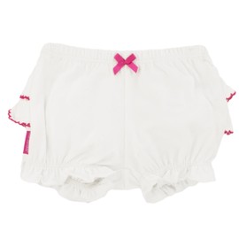 Blue Banana Baby Girls Bloomer, White, 3 Months