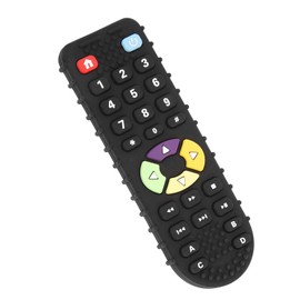 Juguete para La Dentición del bebé Juguete para La Dentición con Forma de Control Remoto La Silicona Suave Mejora el Ajuste Oral de Dibujos Animados para La Molienda Diaria de los Dientes (modelo regular)