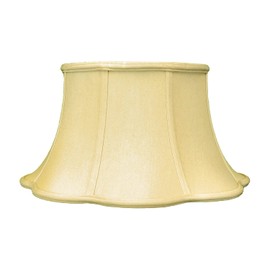 Royal Designs 6-Way Out Scallop Bell Basic Lamp Shade, Antique Gold, 13 x 19 x 11.25 - BS-722-19AGL