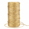 KINGLAKE Gold Twine String,Christmas Metallic Gold Twine String Bakers Twine