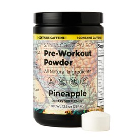Lingtoolator aleo Natural Pre Workout Powder, Pineapple, Keto Preworkout Electrolytes with Magnesium, Potassium, L-Citrulline, 150mg Caffeine, Sugar  