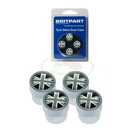 TIRE Valve STEM Cap Set x4 RR Sport EVOQUE Range Defender LR4 LR2 VPLRW0153 BRITPART