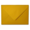 C7 envelopes, pointed flap, wet glue.