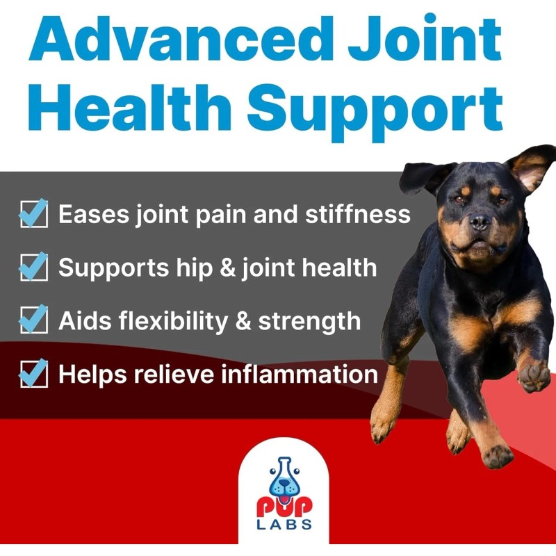 Pup Labs Freedom Joint Chews - Delicious Dog Hip and