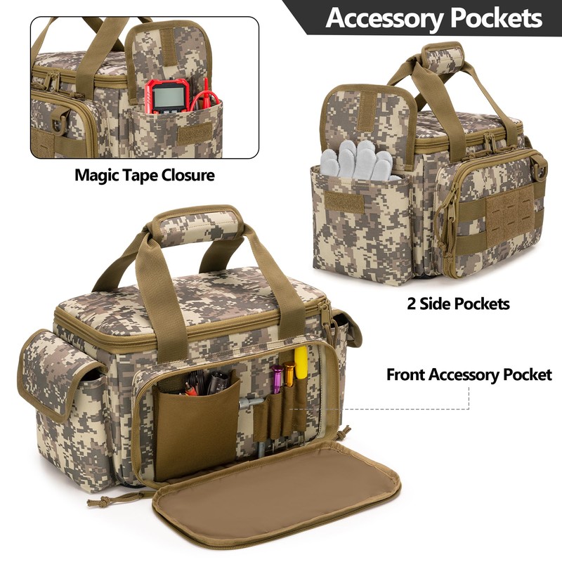 Rexmica Small Tool Bag for Men with Non-Slip and Thick