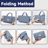 Arxus Large Folding Travel Duffle Bag, Expand Carry On Overnight