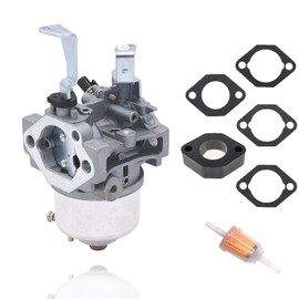 Carburetor 715670, 715442, 715312, 715318, 715505, 715671 Carb Replacement Fit for Lawn Mower Engine 185432, 185437, 185432-0242-E1 (With 4 Gaskets + Spacer + Fuel Filter)