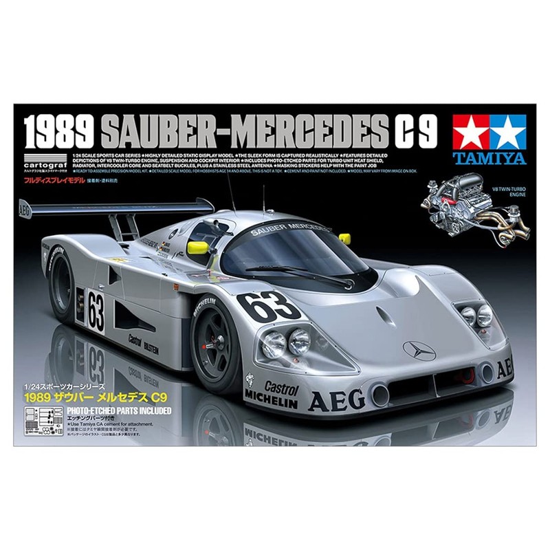 Tamiya 24359 1/24 Sports Car Series No.359 1989 Zauber Mercedes