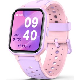 ZONEY Kids Smart Watch for Girls Boys, Kids Fitness Tracker with Pedometer Heart Rate Sleep Monitor Alarm Clock Calorie Step Counter, Waterproof Activity Tracker for Ages 3-14 Birthday Present(Purple)
