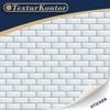 3 Sheets Self-Adhesive Wall Tiles Bathroom Tiles Kitchen Tiles Metro