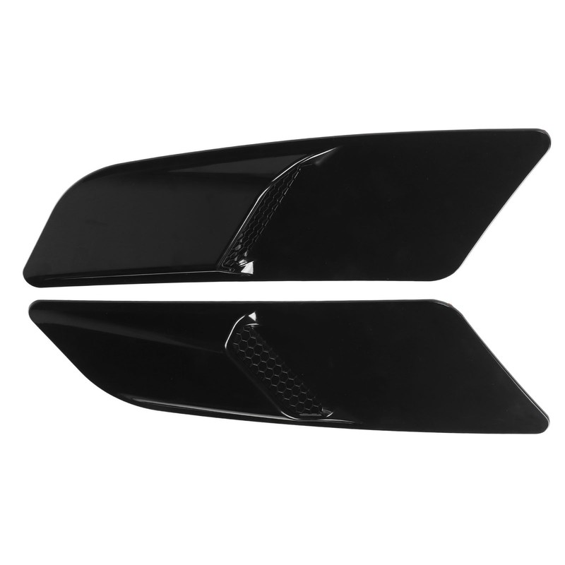 2 Pcs Engine Bonnet Air Vent Cover Front Bonnet Decoration