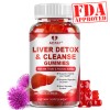 MENXI 2 Bottles Liver Support Gummy Detox & Repair Formula