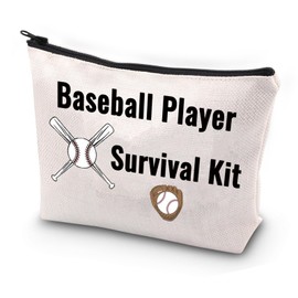 JYTAPP Baseball Player Makeup Bag Gifts for Baseball Lovers Baseball Coach Teacher Gifts Ideas Baseball Player Survival Kit