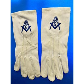 12  MASON EMBROIDERED Cotton Gloves Sizes MED and LG WHOLESALE $7.0 0 EA