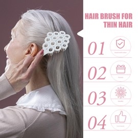 NOLITOY Portable Hair Styling Comb Massage Feature for Women Lightweight Detangling Brush for Smooth Hair Easy Combing and Scalp Care