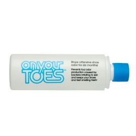 On Your Toes Foot Powder for Smelly Feet - Natural, Long-Lasting Shoe Powder, Odor Control for Stinky Feet - Fast-Acting Shoe Deodorizer (4 Pack)