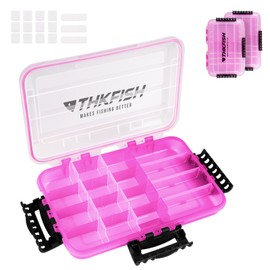 THKFISH Fishing Box Bait Box, 3400/3500/3600/3700 Fishing Tackle Box, Fishing Case, Waterproof Floating Fishing Lure Box