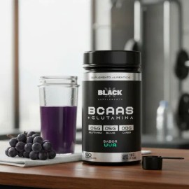 Black Supplements Aminoácidos Bcaas + Glutamina 1kg