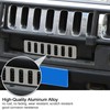 PIUGILH Stainless Steel Front Lower Grille Trim Panel Bumper Vent
