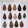 [N2 stone Natural] Chalcedony arrowhead | (Set of 14 [Approx.