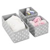 mDesign Fabric Storage Boxes – Fabric Box in Two Sizes
