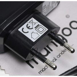 mungoo mach mal anders ... Ladeger?t passend f1r Doro Primo 215, 366, 401, 405, 406, 413, 414 Ladekabel Netzladeger?t 1A OTB mit mungoo Displayputztuch