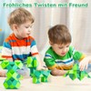 ECHOCUBE Magic Snake Cube, 48 Blocks Magic Snake Ruler Twist