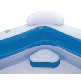 Methink Family Inflatable Lounge Pool 7' x 6'9" x 27"