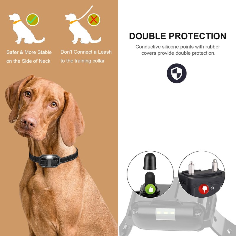 Heaflex Dog Shock Collar with Remote, Dog Training Electric Collar,