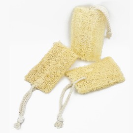 1pcs Natural Shower Loofah Sponge,NaturalOrganic loofah Sponge Skin Cleansing Skin,Loofah Body Brush Natural Mesh Sponge Exfoliating Body Scruber for Body Face Exfoliation,Dishwashing So on