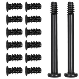 PC Fan Screws Computer Cooling Fan Mount Screws, Cross Recessed Head Self Tapping Stainless Steel Screw Case Long Short Screw Kit (#6-32x30mm 20 Pcs / M5x10mm 20 Pcs)
