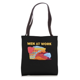 Men At Works Laundry Laundry Washing Clothes Tote Bag