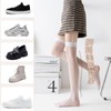 Senteria Knee High Socks, Lace, Long Stockings, Compression Socks, Black,