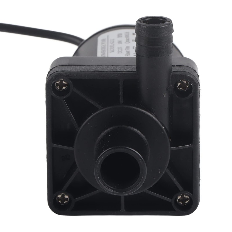 Trisar Submersible 4212B DC 12V 18W Black Submersible Pump, 800L/h